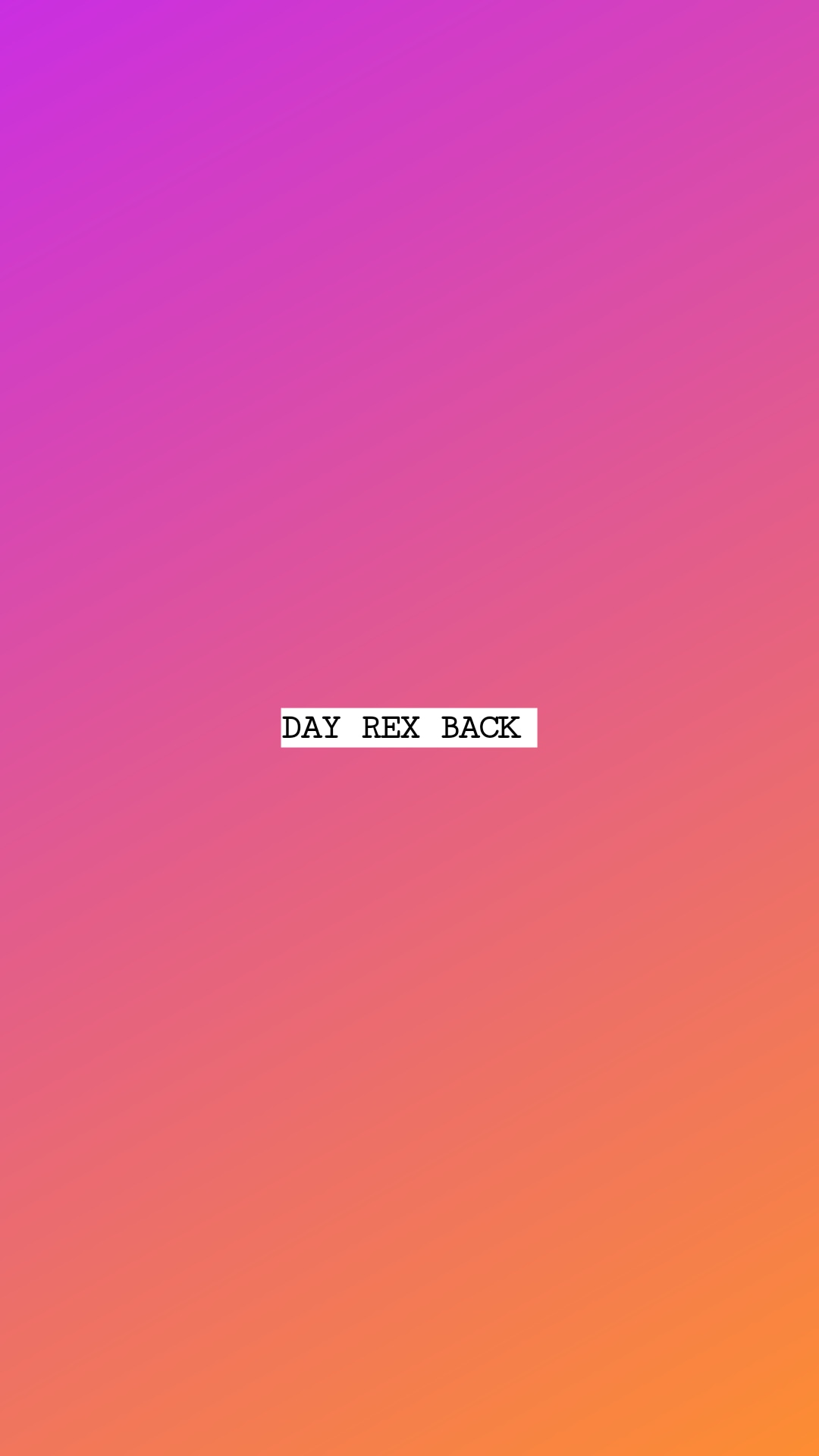DAY REX BACK 